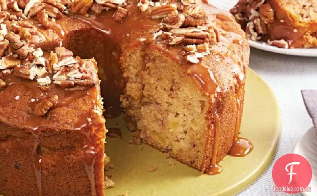 Bolo De Maçã Caramelo Salgado