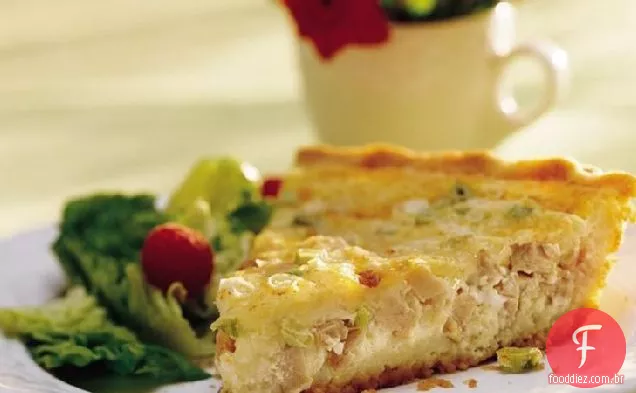 Queijo fácil e quiche de Bacon