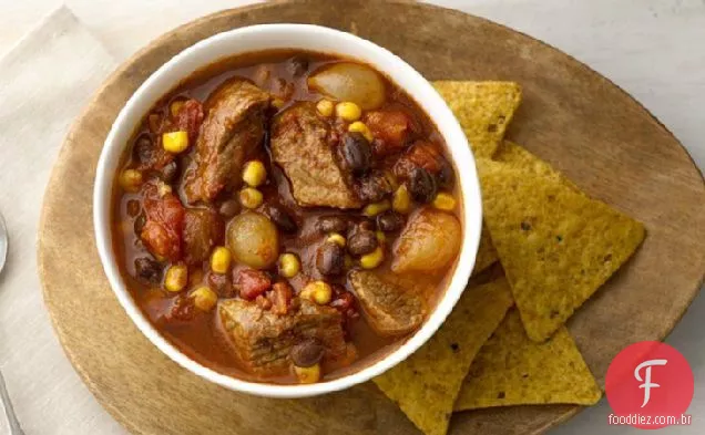 Ensopado De Carne Mexicana De Fogão Lento