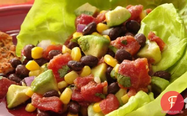 Salada de milho e Feijão Preto