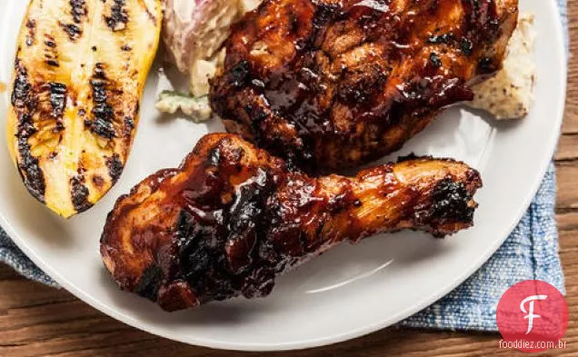 Bourbon-Bacon churrasco frango