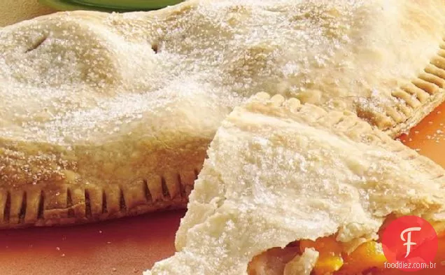 Fatias fáceis de Torta De Pêssego