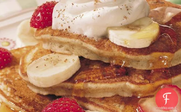 Panquecas De Banana-Pecan