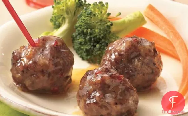 Almôndegas doces e azedas