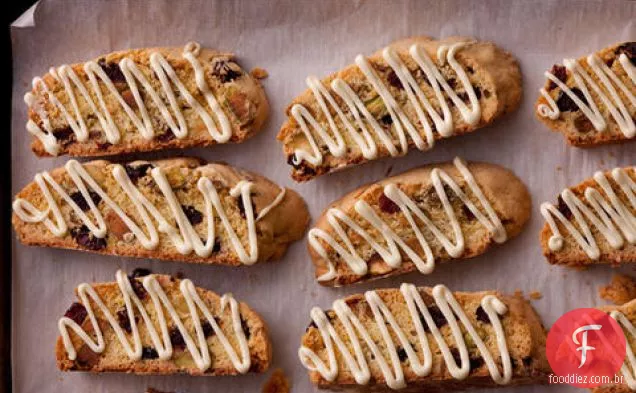 Cranberry e pistache Biscotti