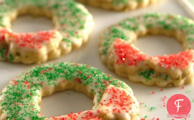 Grinalda De Natal Biscoitos De Açúcar
