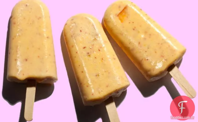 Peaches ' N ' Cream Ice Pops