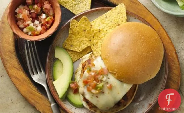 Southwest Ranch Turkey Burgers