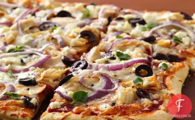 Pizza De Frango Grego