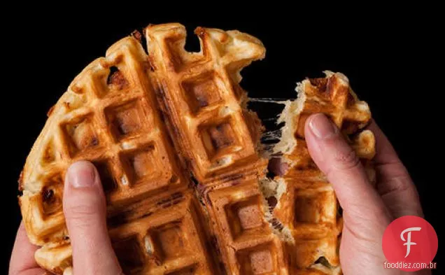 Waffles Salgados Cheddar