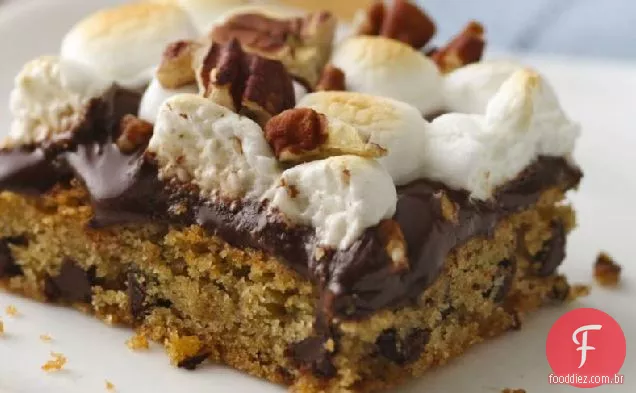 Sem Glúten Ooey Gooey Rocky Road Bars