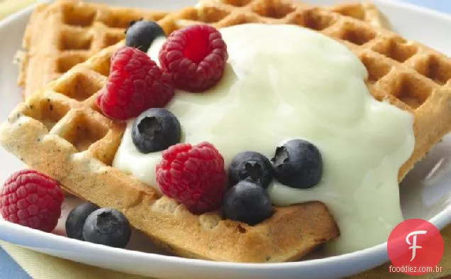 Waffles De Sementes De Papoula-Limão