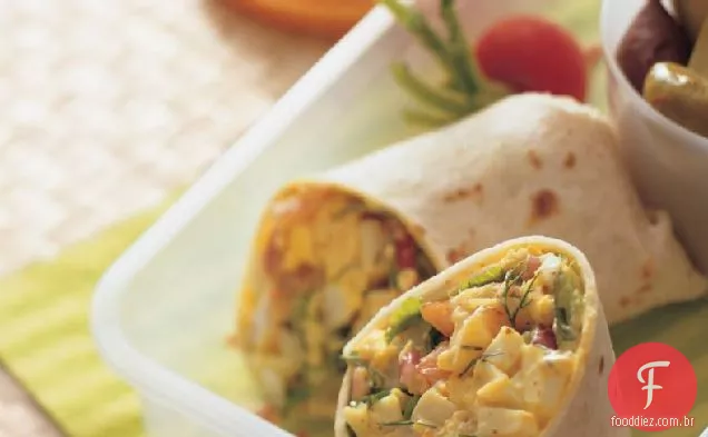 Molhos para salada de camarão e ovo
