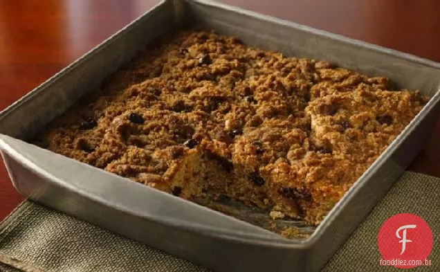 Bolo De Chocolate Com Banana Com Cobertura Streusel