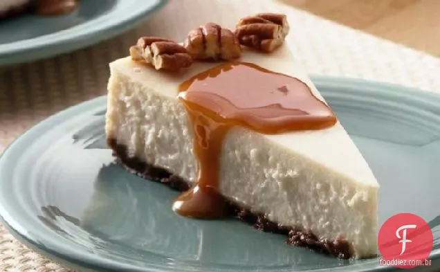 Cheesecake Cremoso De Baunilha E Caramelo