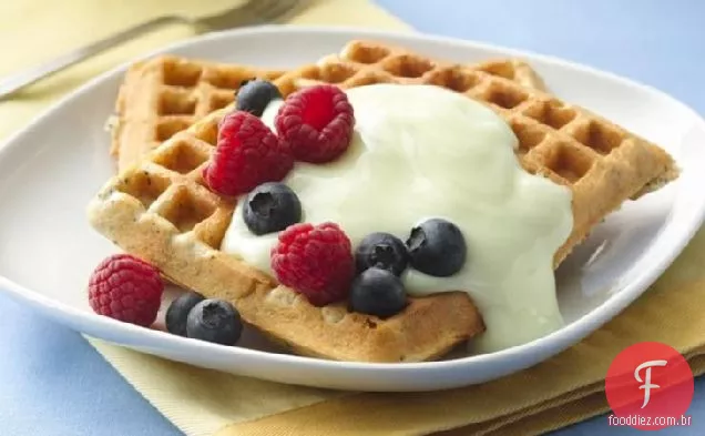 Waffles De Sementes De Papoula-Limão