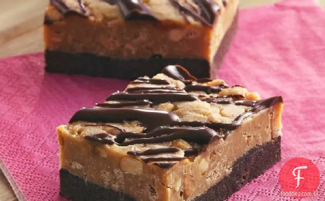Chocolate Sem Assar-Barras De Chocolate Com Manteiga De Amendoim