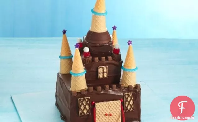 Bolo Do Castelo Da Princesa Do Chocolate