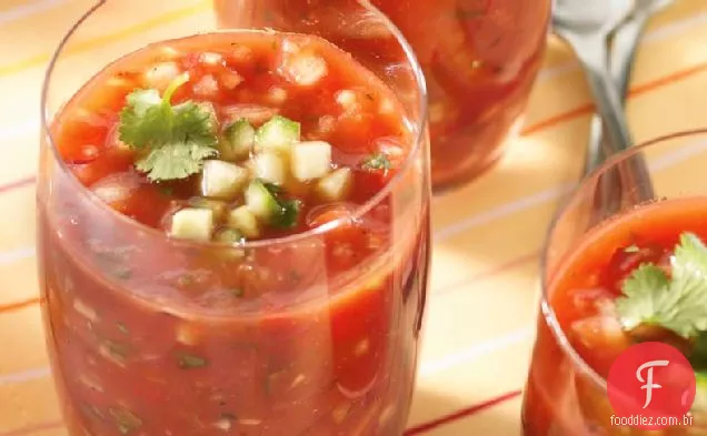 Gaspacho De Tomate Torrado A Fogo