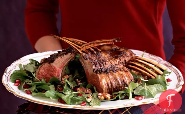 Rack De Cordeiro com marinada balsâmica de soja