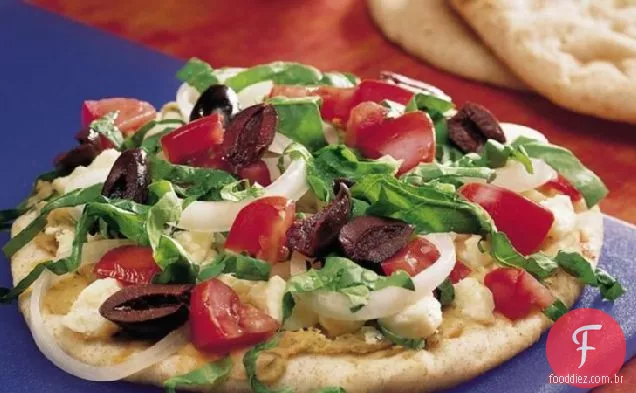 Pizzas Pita Do Oriente Médio