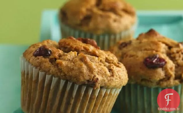 Banana-Cranberry Spice Muffins