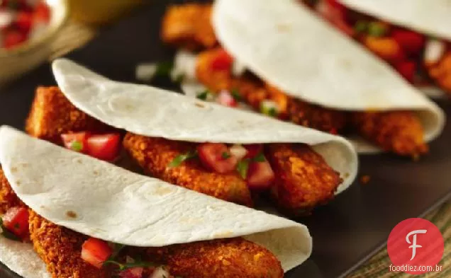 Tacos De Peixe Crocantes