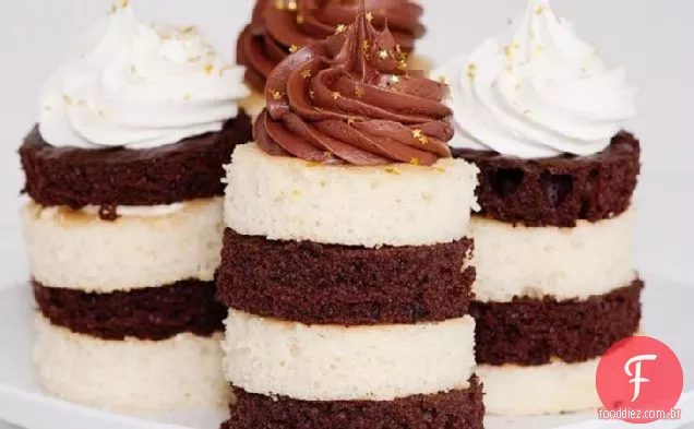Cakelettes preto e branco