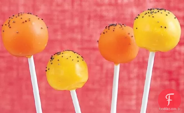 Citrus Poppy Seed Cake Pops