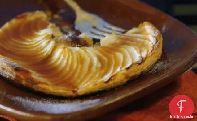 Tortas de maçã com gelo de maçã