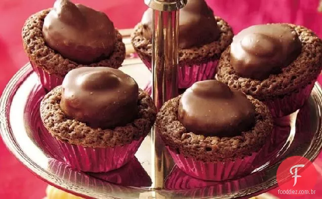 Copos Brownie Coco-Amêndoa
