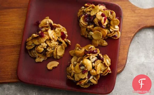 Não-Assar Biscoitos De Noz De Cranberry