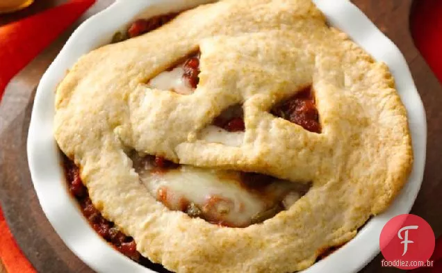 Dia Das Bruxas Pizza Pot Pies