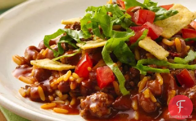 Frigideira Fácil Do Taco Da Carne