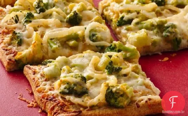 Brócolis e queijo Pizza