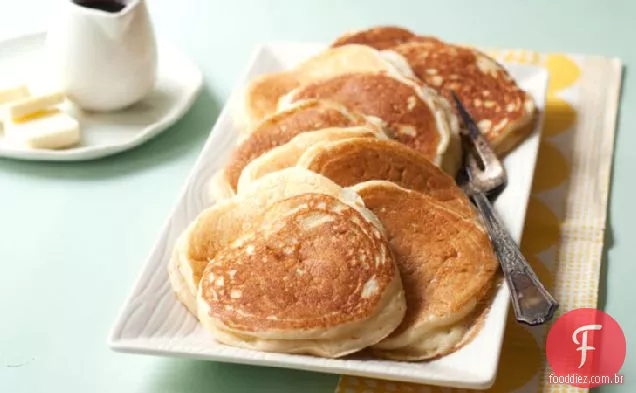 Panquecas De Iogurte De Baunilha