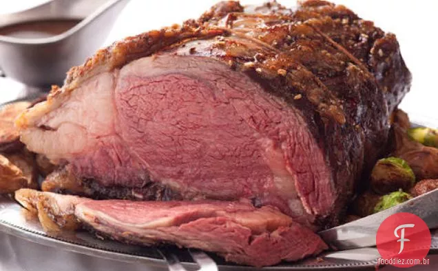 Costela nobre assada lentamente au Jus