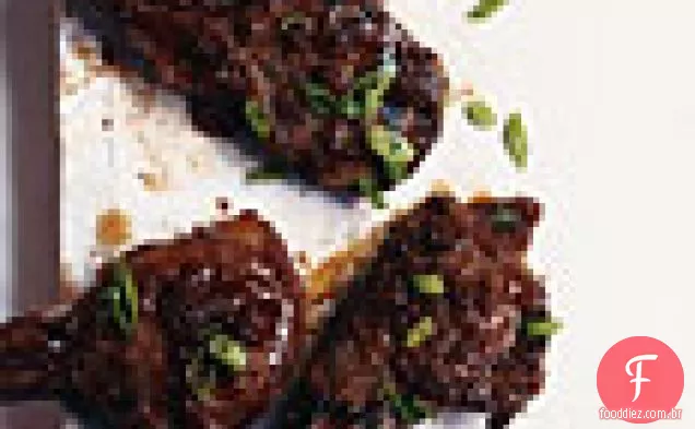 Costeletas De Cordeiro Com Vidro De Cidra
