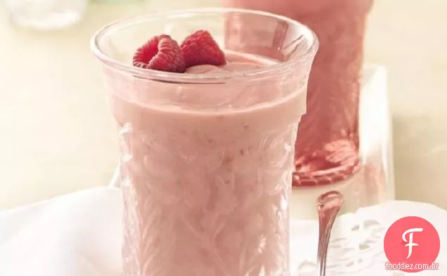 Smoothies De Iogurte De Framboesa E Banana