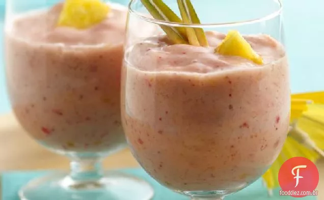 Smoothies de sabor dos trópicos
