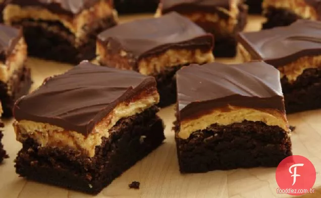 Manteiga De Amendoim Trufas Brownies