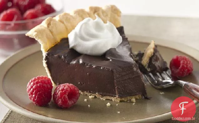 Torta De Chocolate Escuro Sedoso