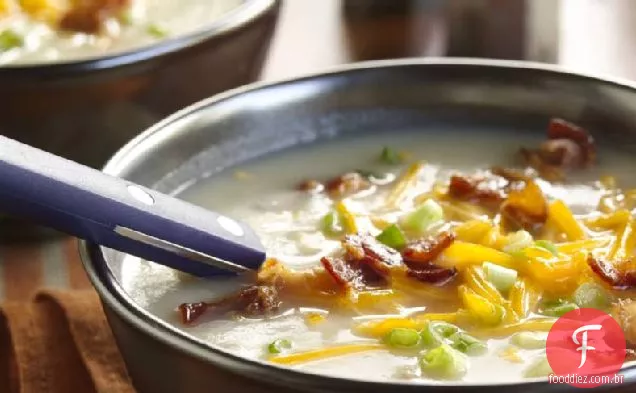 Bacon Cheddar Sopa De Batata