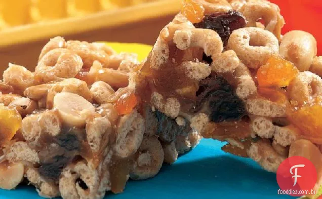Snack-Bares de frutas e nozes