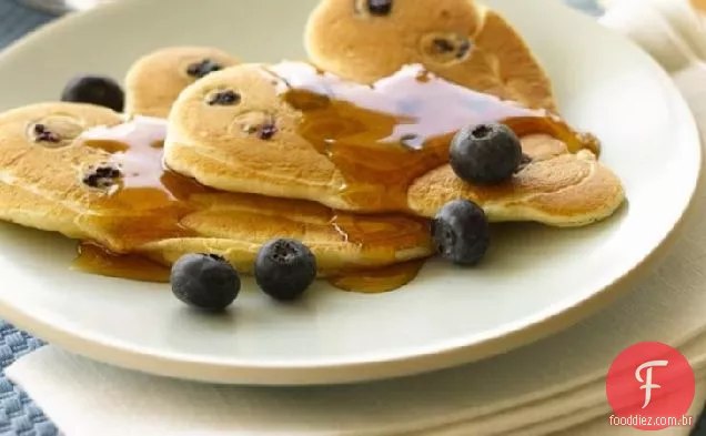Blueberry Pancake Hearts