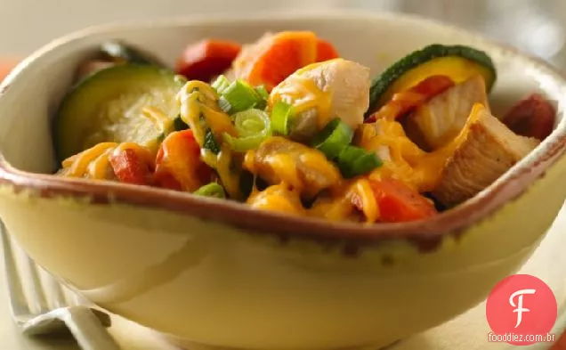 Queijo Frango Frigideira Jantar