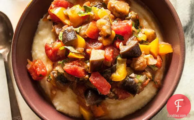 Molho De Tomate Berinjela-Pimenta