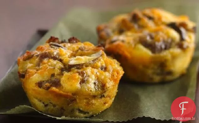Impossivelmente Fácil Mini Pequeno-Almoço Salsicha Tortas