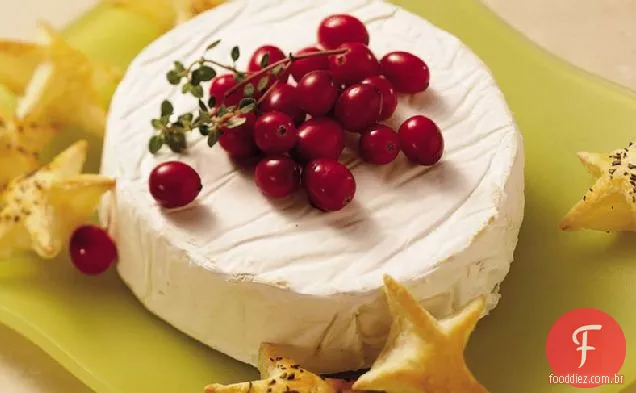Grinalda de massa folhada com Brie