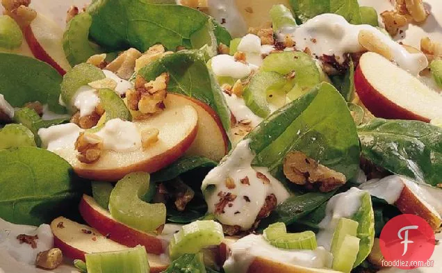 Salada Waldorf Com Queijo Azul